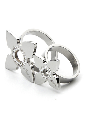 潮牌飞镖同款高级感对戒时尚戒指