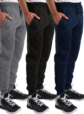 Men's fitness pants, slim fit running training pants男运动裤