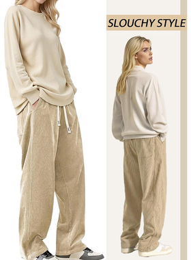 Casual pants men's loose pants跨境休闲裤男宽松直筒百搭长裤子