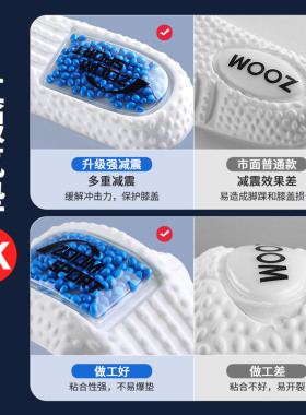 美国羽毛球鞋垫男zoom高弹减震