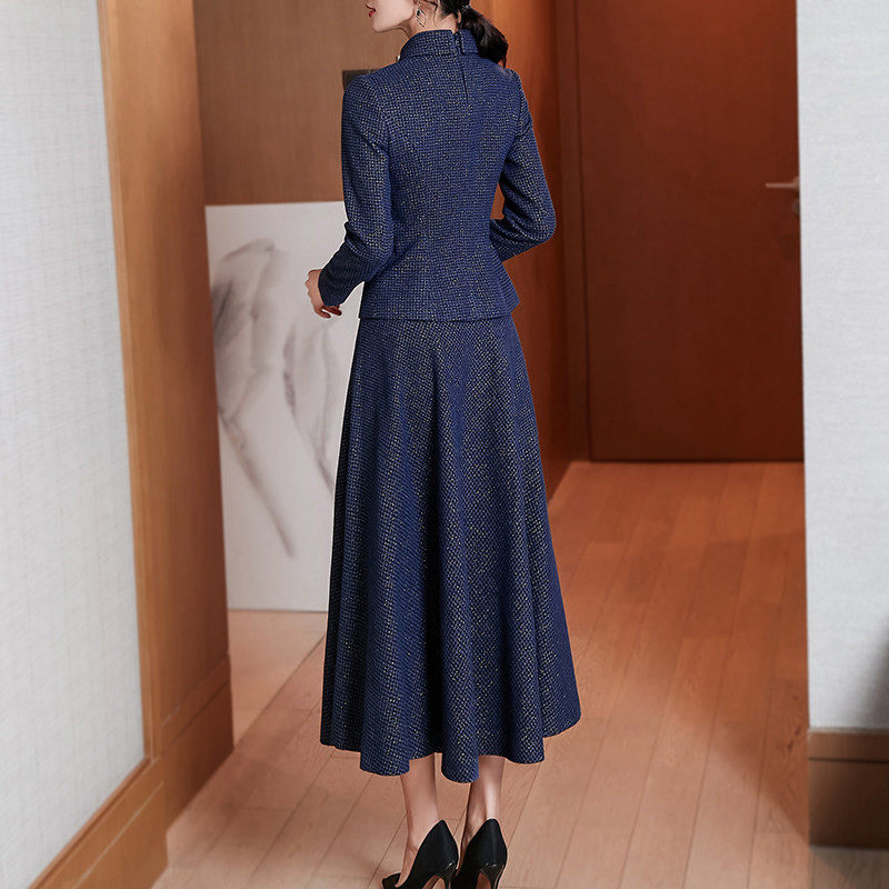 毛呢套装裙两件套冬装2024新款女气质小香风名媛洋气秋冬季套装女,淘宝优惠券,粉丝福利购,淘宝优惠卷