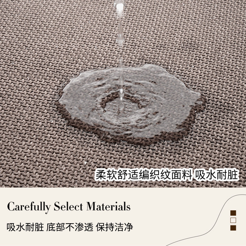 Bathroom toilet absorbent floor mat household bath non-slip foot mat toilet door quick-drying carpet