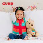 Gund儿童生日礼物会唱生日快乐歌经典泰迪熊毛绒玩具宝宝周岁礼品