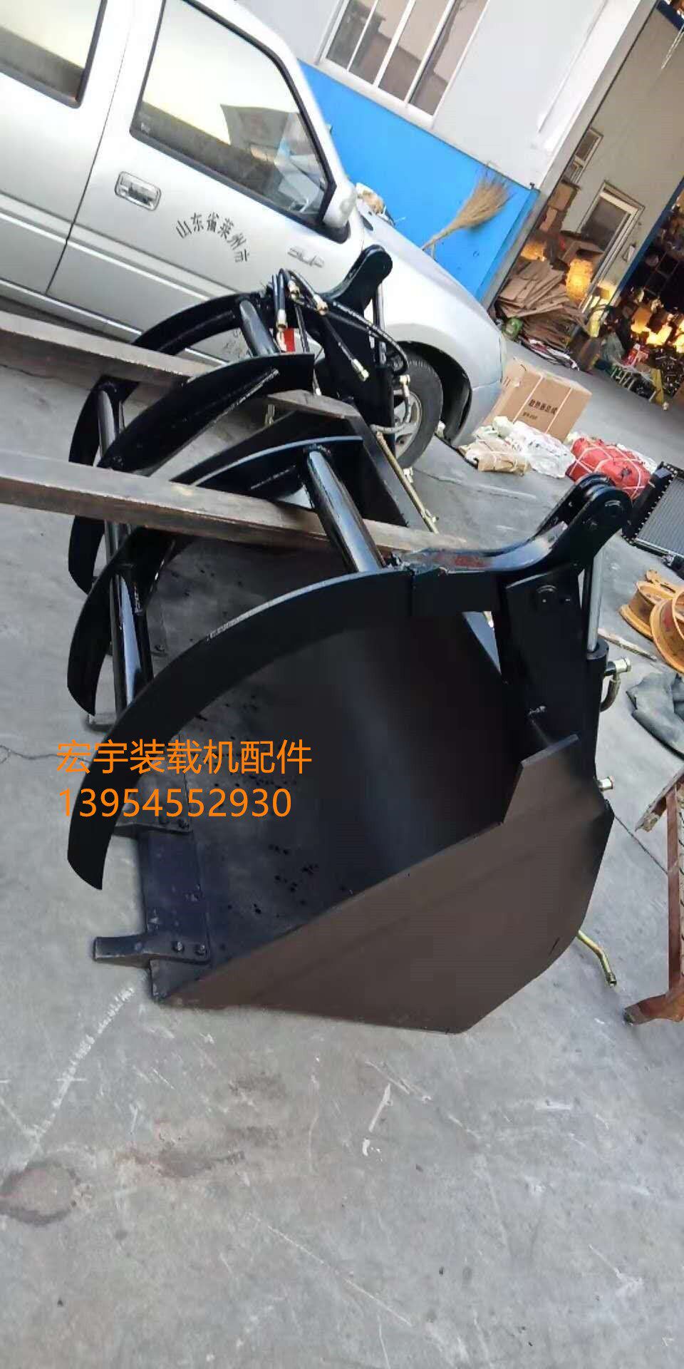 装载机铲车抓草叉斗叉甘蔗叉草叉子抓木机抓草机爪子定做直销