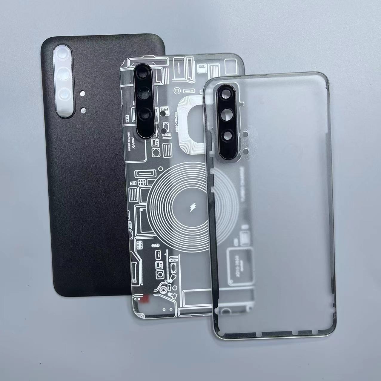 适用荣耀20 S 30塑料后盖HONOR30Pro手机电池盖背30S外壳30青春版