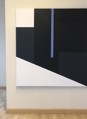 懒伞几何色块工作室装饰画