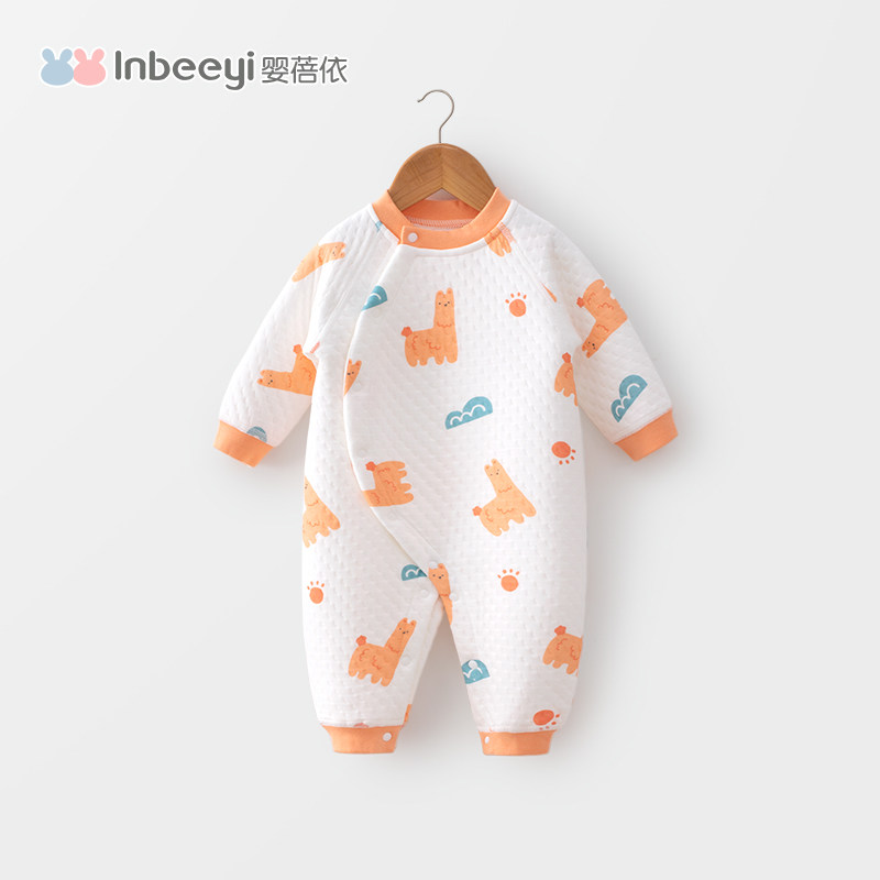 婴蓓依连体衣服新生儿秋冬套装哈衣 婴蓓依连身衣/爬服/哈衣