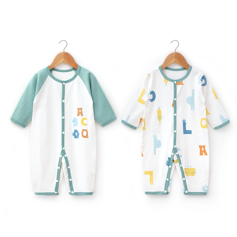 连体衣服新生儿春秋冬套装夏季哈衣 婴蓓依连身衣/爬服/哈衣