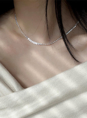 纯银日子切花情侣亮闪闪日常通勤