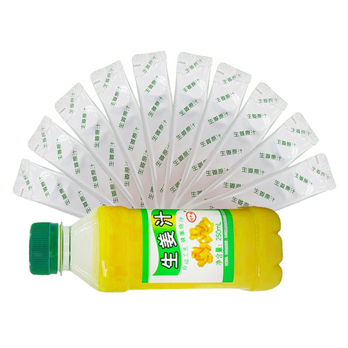 撞奶姜汁生姜汁 纯生姜原汁食用鲜榨脱老姜汁生新发防发 - 图3