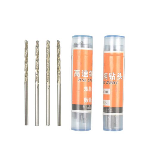 高速钢小钻头白色直柄麻花钻0.5-3.2mm微型直钻白钢HSS手捻钻头 - 图3