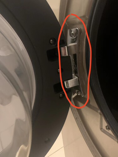 通用海尔滚筒洗衣机门铰链配件大全门合页门钩勾门轴门支架门把手 - 图2
