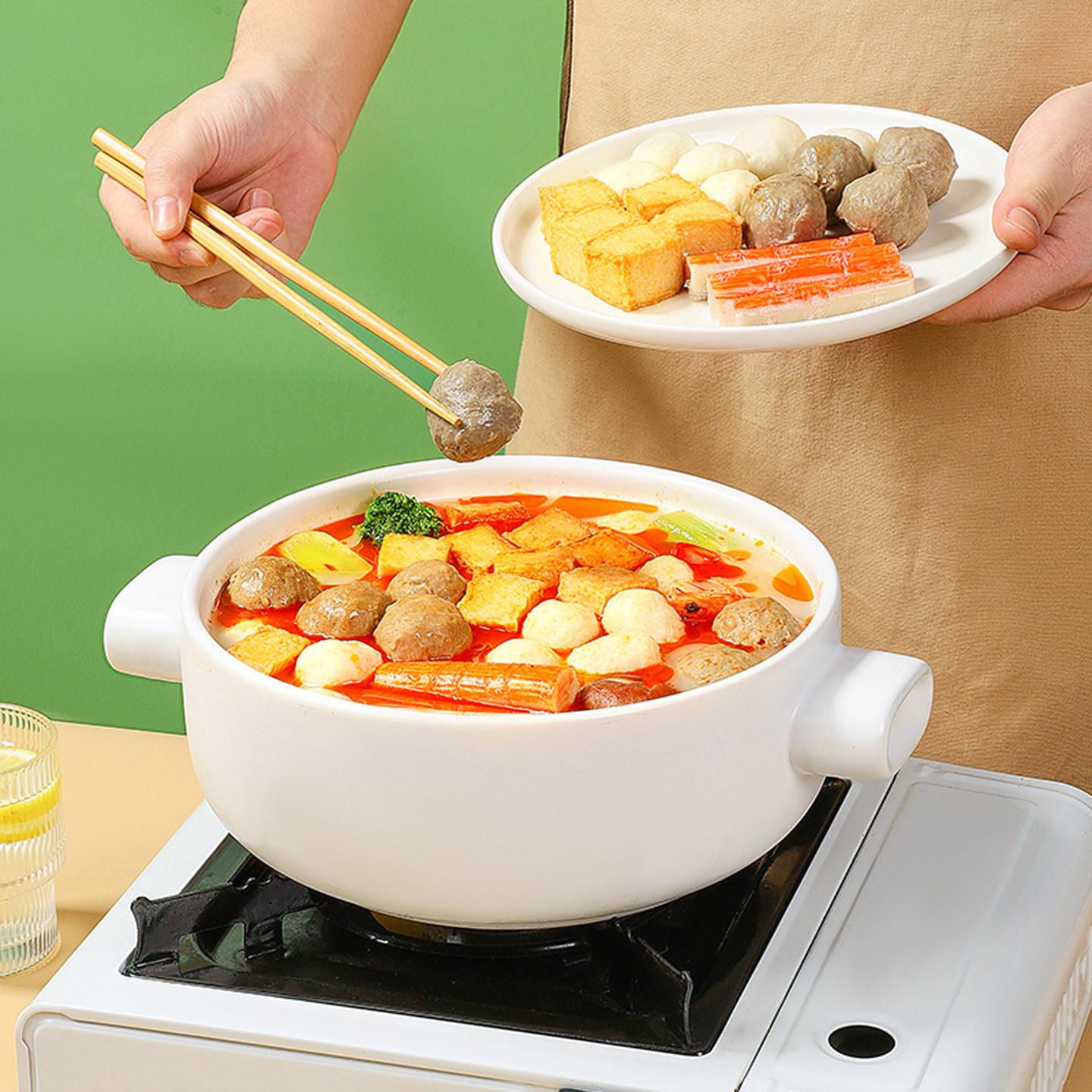 安井全家福火锅丸子撒尿肉丸鱼丸豆腐蟹柳组合麻辣烫关东煮食材,淘宝优惠券,粉丝福利购,淘宝优惠卷