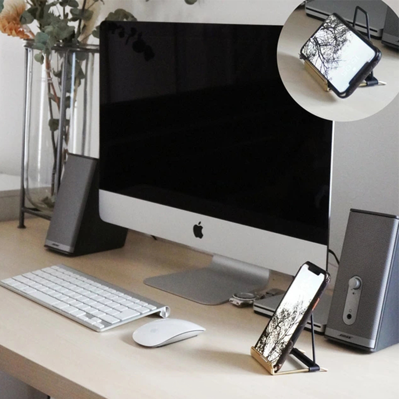 现货日本amabro可调节底托展示架黄铜铁金属收纳架杂志架样板间 - 图1