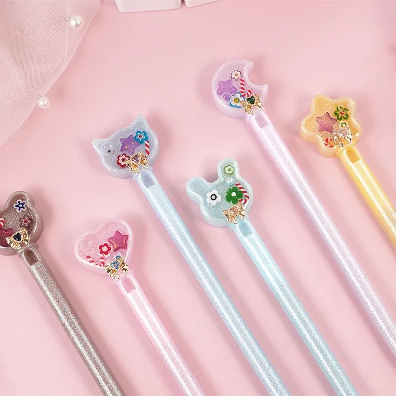 Kawaii Pen Silicone Mold DIY Starmoon Epoxy Resin Mold Cat R - 图2