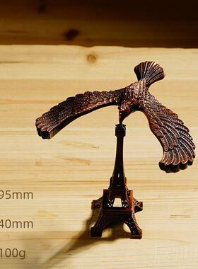 高档创图意悬浮平衡鹰重力摆件反重力铁塔鸟大宏展工艺品办公桌装