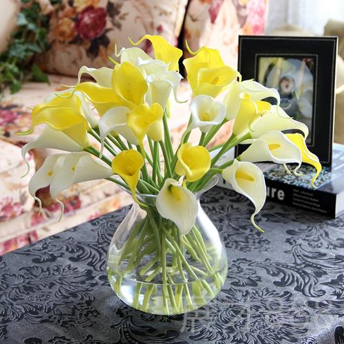 正品alla百合人造花假花装饰饰品客厅c入马口饰塑料花桌子花反装 - 图0