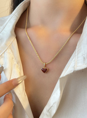 新中式国潮葫芦项链女锁骨链