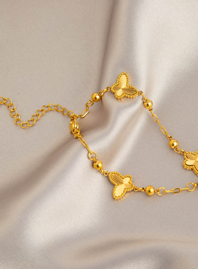 新中式钛钢不掉色蝴蝶手链百搭