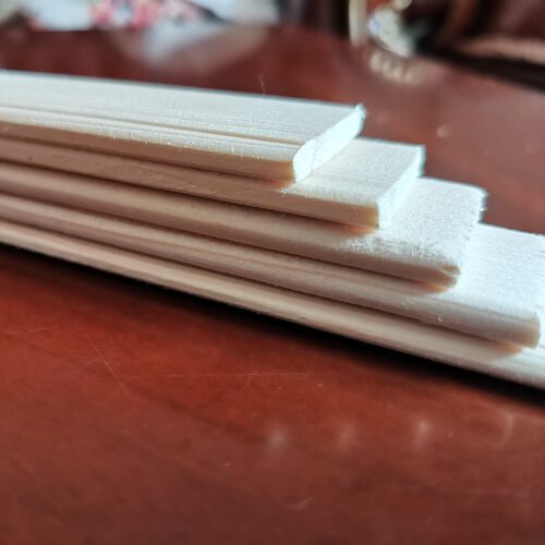 6mmx35mm小木条实木松木板薄木条模型材料手工diy四面刨光无毛刺 - 图0