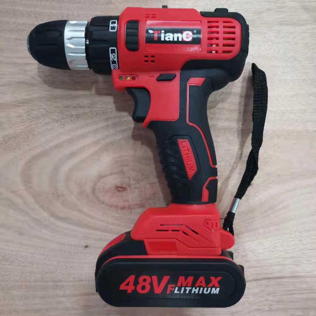 tianc无刷大功率充电钻多功能手电钻冲击钻充电式锂电钻电动工具