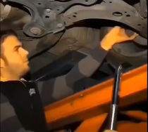 Car chassis axle clearance heresy detection adjustment tool Lower swing arm Sheep angle ball cage ball head Check crowbar plate