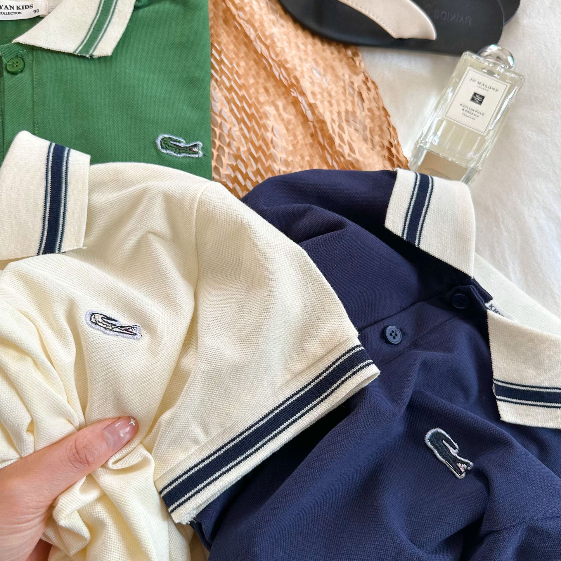 男童棉polo衫2025小童针织宽松T恤夏季薄款翻领上衣潮童百搭短袖,淘宝优惠券,粉丝福利购,淘宝优惠卷