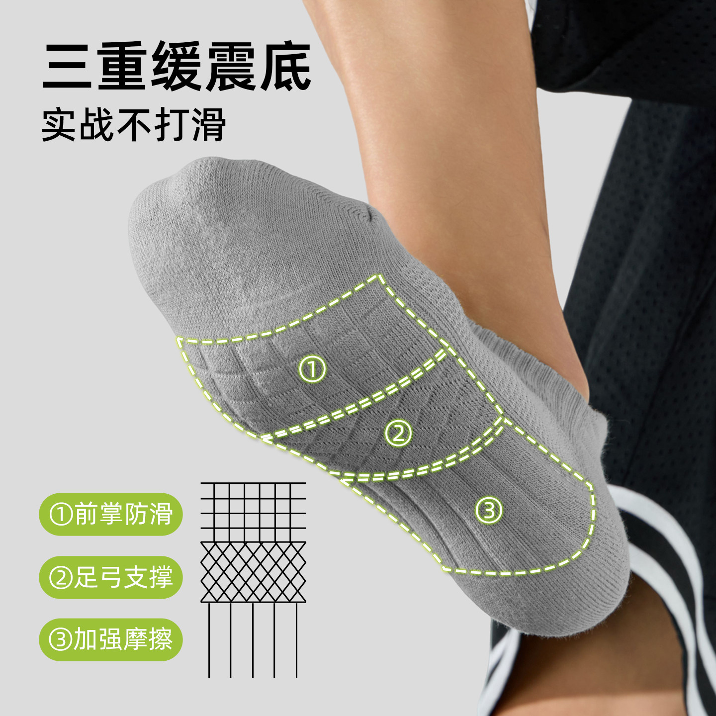 佐印袜子男士船袜秋冬透气纯棉纱线抗菌吸汗防臭运动男款防滑短袜,淘宝优惠券,粉丝福利购,淘宝优惠卷