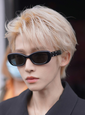 新款GM超火易梦玲同款黑色墨镜女