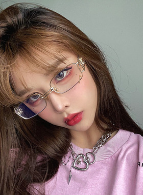 个性搞怪眼镜女小框墨镜复古嘻哈
