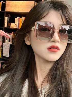 韩版大框方形太阳镜女网红款
