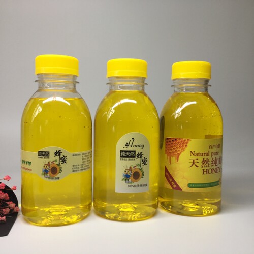 蜂蜜瓶塑料邮寄蜂蜜密封罐1斤2斤3斤5斤蜂蜜瓶子邮寄瓶不会漏蜜罐 - 图0