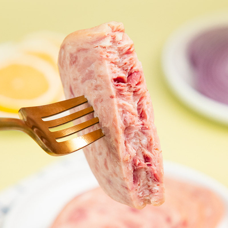 双汇简颂低GI猪鸡肉午餐肉40g*6片/盒商用儿童独立包装官方旗舰店