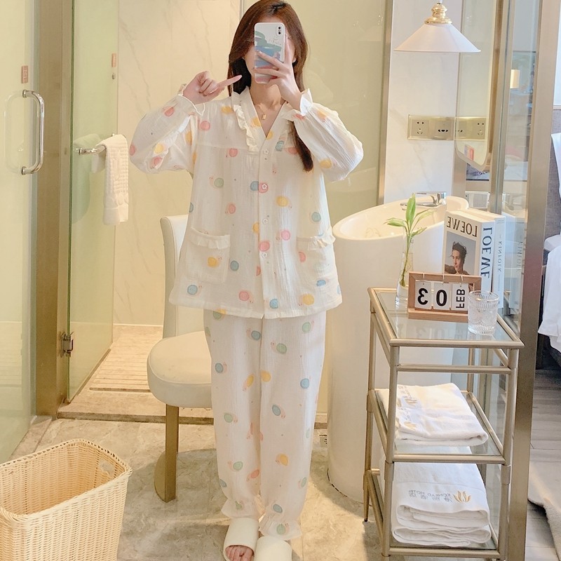  qusmiyan秋水名媛睡衣/家居服套装