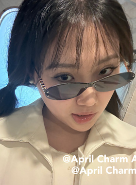 AC高订 高级感墨镜2025新款窄框猫眼适合方圆脸防晒脚丝方块设计