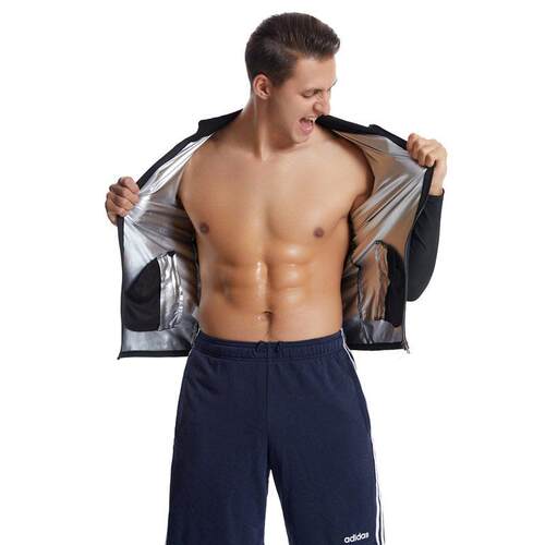Large men's long sleeved pocket sweatshirt, yoga suit, - 图0