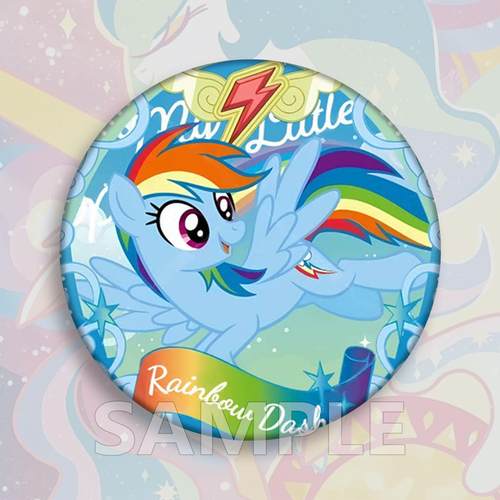 小马宝莉周边系列吧唧徽章碧琪紫悦柔柔云宝珍奇彩虹可爱新款胸针 - 图0