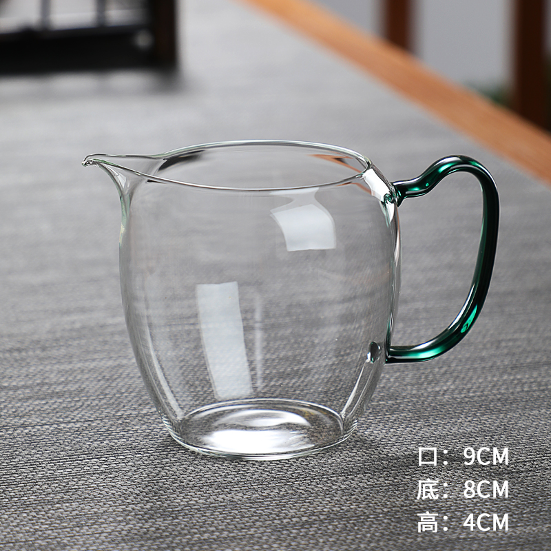 品盏堂玻璃公道杯分茶器大号茶海茶道茶具透明茶盅茶艺茶道茶具
