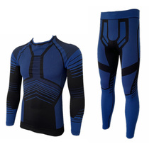 Exit European Men Sports Fitness Running Ski Beat Bottom Perspiration Compression Functional Tight Fit Pants Moisture-absorbing suit