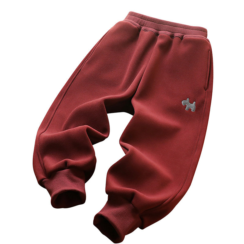 男童裤子秋冬款加绒加厚韩版休闲痞帅潮牌防风保暖运动裤束脚卫裤,淘宝优惠券,粉丝福利购,淘宝优惠卷