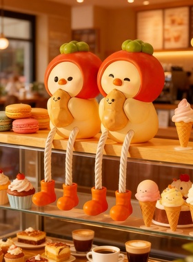 可爱卡通胡萝卜造型树脂摆件