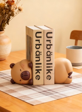 可爱卡通动物造型书档摆件