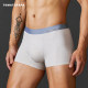 TOMATOPAPA Men's Boxer Briefs Breathable Seamless Wide Waist Pants Sports Solid Color Letters Squares