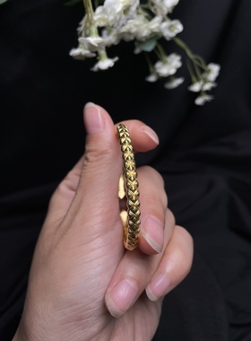 足金仲夏之约手镯