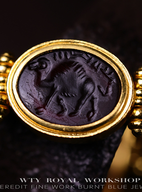 梧桐雨造办处细工足金年轮年轮手链