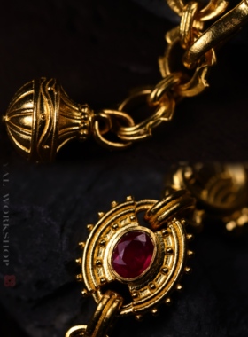 梧桐雨造办处细工足金暖阳拾贝手链