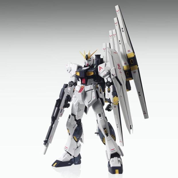 现货万代 MG 1/100卡牛 RX-93 KA Nu牛高达卡版KA版拼装模型-图2