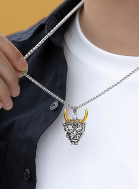 日系金角般若搞怪项链夏季