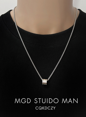 钛钢项链男欧美嘻哈个性潮流