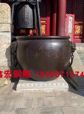 故宫缸定制庭院铜大缸门口太平缸户外大水缸吉祥缸纯铜门海大铁缸